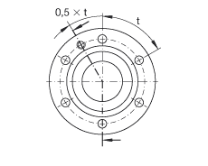 推力角接觸球軸承 ZKLF1255-2Z, 雙向，螺釘安裝，兩側(cè)間隙密封