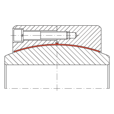 大的關(guān)節(jié)軸承 GE440-DW, 根據(jù) DIN ISO 12 240-1 標(biāo)準(zhǔn)，免維護